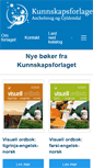 Mobile Screenshot of kunnskapsforlaget.no